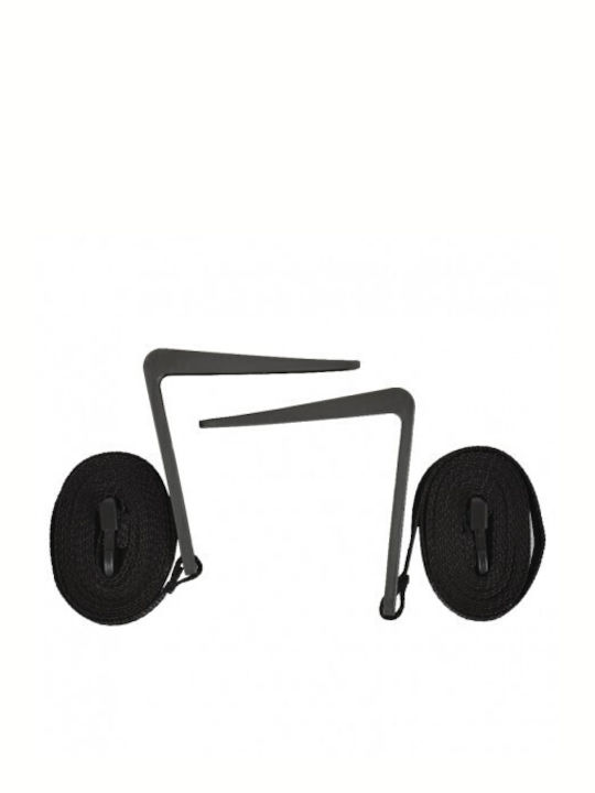 Moni Cradle-Park Mika with Mattress and Wheels Gray
