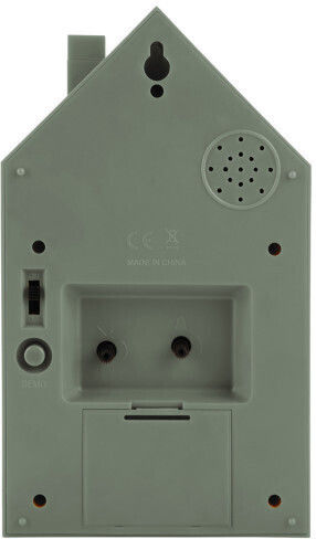 Karlsson Масов Часовник с Индикатори Пластмасов с Будилник Зелен KA6015GR