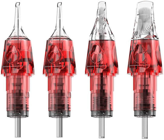 Set 40 Cartuș Ac Pentru Tattoo 8 Tipuri Module Ac 1003rl 1005rl 1007rl 1009rl 1007rm 1009rm 1013rm 1015rm Din Oțel Inoxidabil 316 Linii Contururi Umplere En04x-40kit-dl