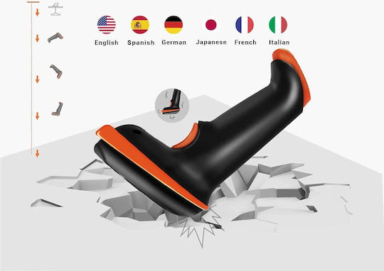 Tera Wireless Barcode Scanner Wireless 2.4 Ghz Wired Usb 2.0 Portable 100 M Range 1d 2d Qr
