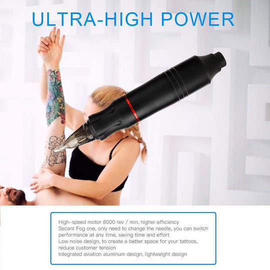 Mașină de Tattoo Rotary Profesională Tip Pix Ergonomic Viteză Ridicată
