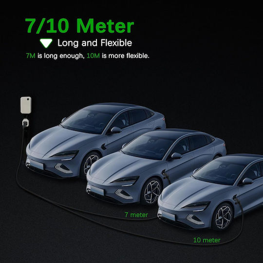 Καλώδιο Φόρτισης Τριφασικό 10m Type 2 - Type 2 B0BW8X5LZG