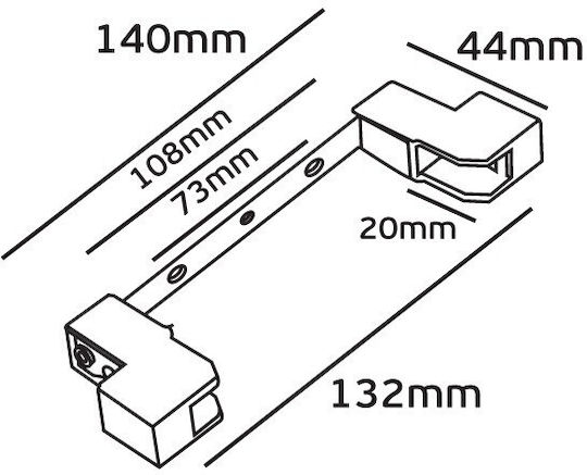 VK Lighting Ντουί Προέκτασης για Ντουί Rx7s 37105-018639