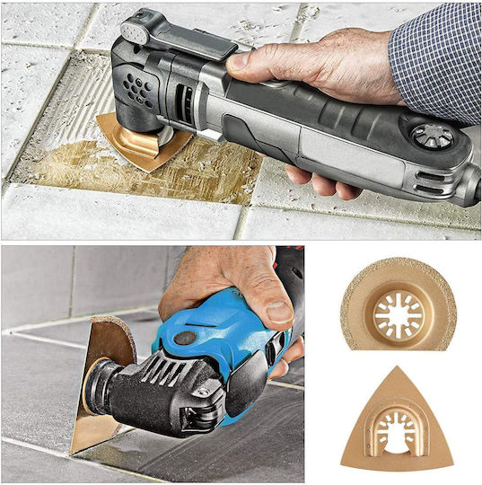 Multifunktionswerkzeug-Verbrauchsmaterialien Schleif- und Schneidaufsätze für Metall Holz Kunststoff 105-teilige Zubehörsatz Multifunktionswerkzeuge Fein Multimaster Bosch Makita Dewalt
