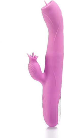 Zenn Δονητής Rabbit 23cm Ροζ