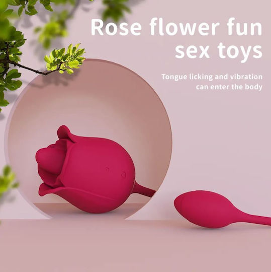 La Lolita Amsterdam Blossom Double Vibrator Red