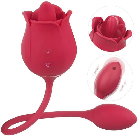 La Lolita Amsterdam Blossom Double Vibrator Red