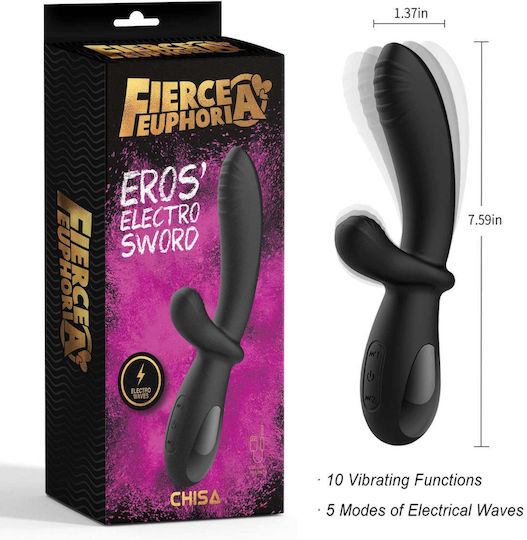 Chisa Novelties Vibrator Vibrator Iepurele Negru