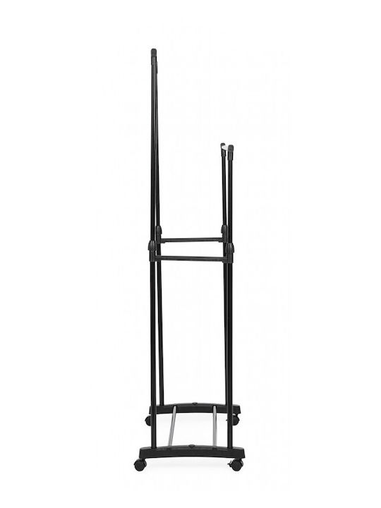Bizzotto Cuier de podea Pliere Neagră 80x42x90cm