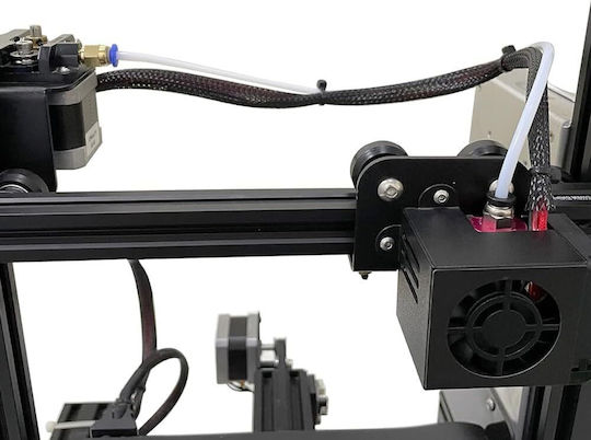 Set Țevi Teflon de 5m pentru Imprimante 3D 10 Bucăți Conectori Pneumatici 4-m6 10 Bucăți Conectori 4-m10 Țeavă PTFE Filament pentru Imprimante
