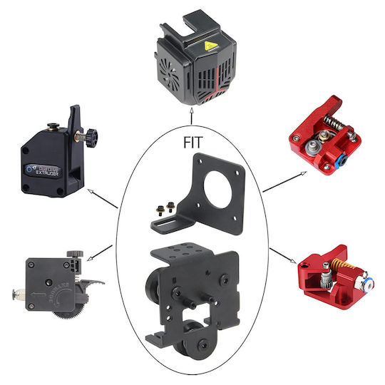Kit De Conversie Pentru Imprimantă 3D Motor Pas cu Pas Extruder Cu Duză Cu Dâră De Tensiune Metalic Suport Drive Direct Ender 3 Neo Ender 3 V2 Neo Ender 3 Max Neo