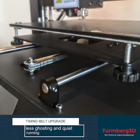 Turmberg3d Curea de Întârziere GT2 5m X 6mm Accesorii pentru imprimante 3D Prusa I3 Anet A8 Anycubic I3 Mega Ender 3 Sidewinder X1 Cauciuc Reforțat cu Fibra de Sticlă