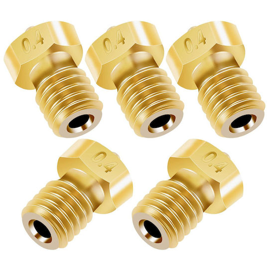 Set Duză Pentru Imprimante 3D 30 Bucăți 0.2 Mm 0.3 Mm 0.4 Mm 0.6 Mm 0.8 Mm 1.0 Mm Cupru Șurub M6 1.75 Mm Filament Curățare Tije V5 V6 Hotend