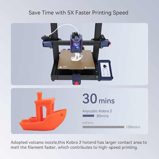 Cap de Tipar Anycubic Kobra 2 Kobra 2 Plus Kobra 2 Max Kobra 2 Pro Kobra 2 Neo Duză 0.4 Mm Protecție din Silicon