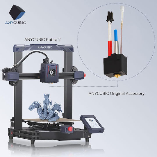 Cap de Tipar Anycubic Kobra 2 Kobra 2 Plus Kobra 2 Max Kobra 2 Pro Kobra 2 Neo Duză 0.4 Mm Protecție din Silicon