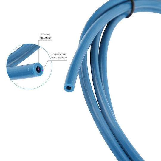 Set Tuburi Teflon Capricorn 2m 3 Bucți 4-m6 Conectori Pneumatici 3 Bucți 4-m10 Conectori Țeavă Ptfe Filament pentru Imprimantă 3D 1.75mm