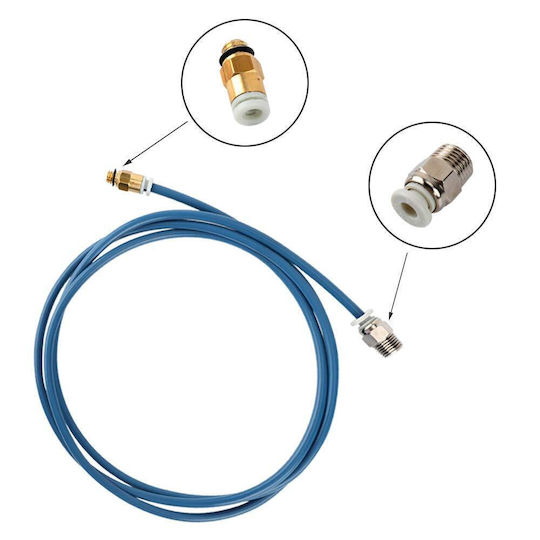 Set Tuburi Teflon Capricorn 2m 3 Bucți 4-m6 Conectori Pneumatici 3 Bucți 4-m10 Conectori Țeavă Ptfe Filament pentru Imprimantă 3D 1.75mm