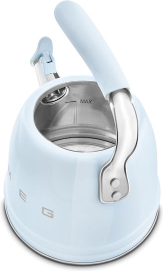 Smeg Teekanne Rostfreier Stahl Weiß 2300ml