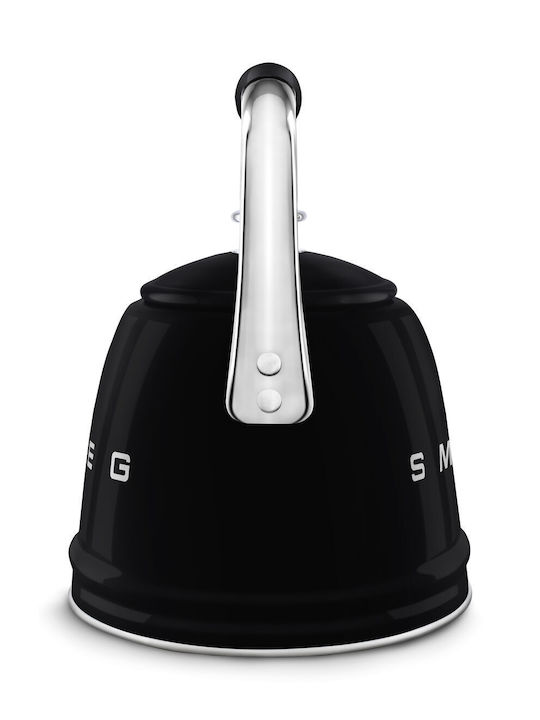 Smeg Τσαγιέρα Ανοξείδωτη Μαύρη 2300ml