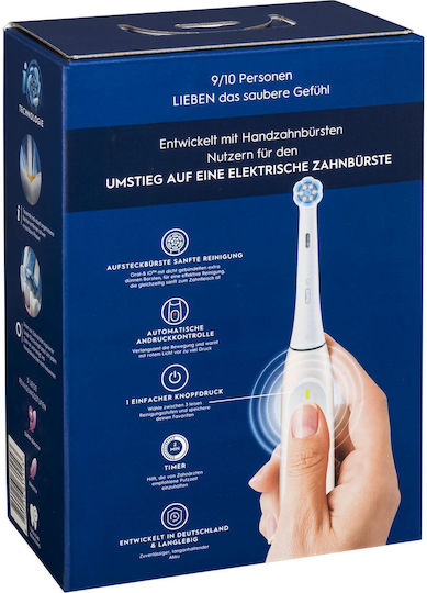 Oral-B iO Series 2 Elektrische Zahnbürste mit Drucksensor und Reisetasche Calm Pink