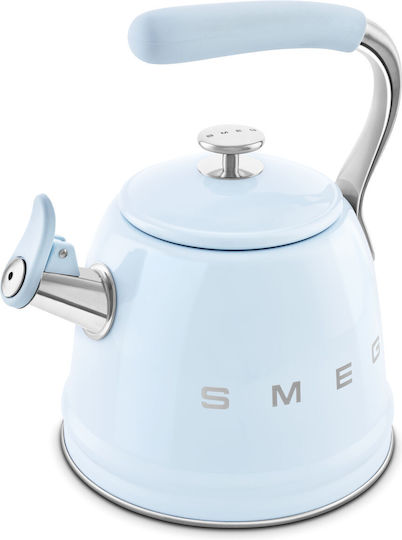 Smeg Teekanne Rostfreier Stahl Weiß 2300ml