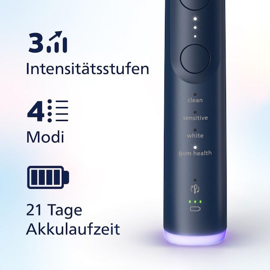 Philips Periuță de dinți electrică HX7423/01 Albastru marin