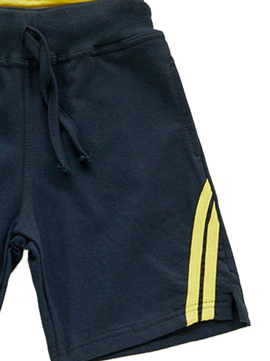 Kids Set With Shorts Summer 2 Pieces Blue-Yellow