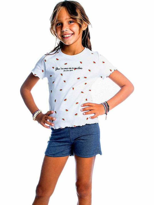 Joyce Kids Set with White Shorts 2 Pieces Joyce Kids Set with White Shorts 2 Pieces