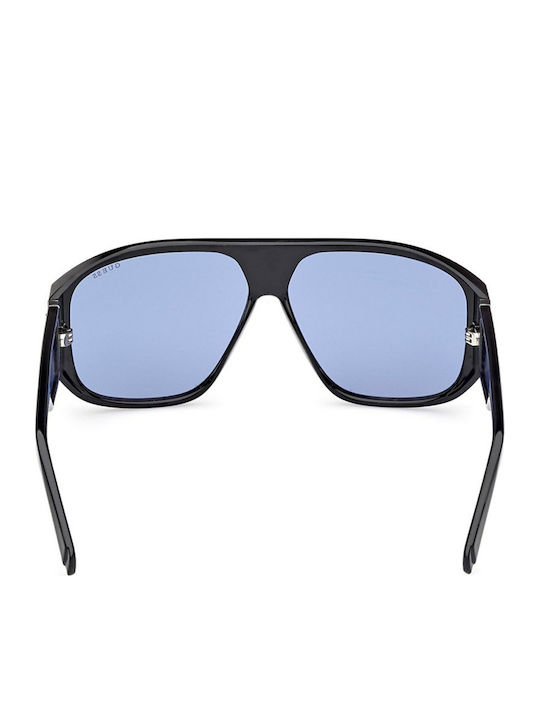 Guess Sunglasses Μαύρα with Acetate Frame & Blue Lens Guess Sunglasses Μαύρα with Acetate Frame & Blue Lens