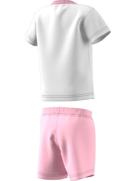 adidas Kids Set with Pink Shorts 2 Pieces