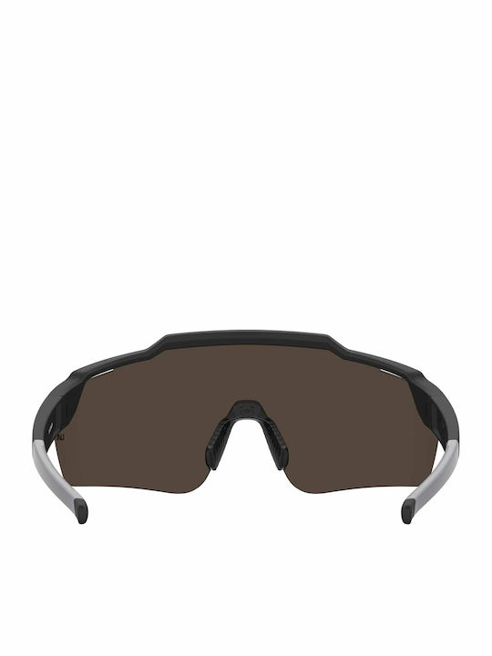 Under Armour Levelup Unisex Γυαλιά Ηλίου με Μαύρο Κοκκάλινο Σκελετό και Μαύρο Φακό 2M2/2B