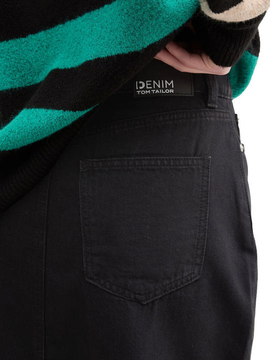 Denim Midi Rock Deep Black