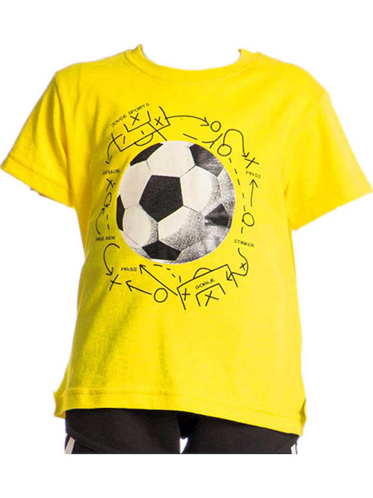 Kids' Set with Pants Summer 2pcs Yellow