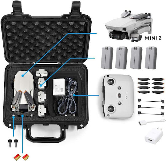 Βαλίτσα Μεταφοράς Μαύρη για DJI Mini 2 / Mavic Mini