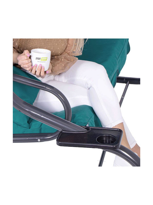 Metallic Swing Green with 280kg Maximum Weight Capacity