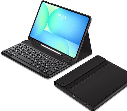 Tech-Protect SC PEN Flip Cover with Keyboard in English US Blacη (Galaxy Tab S10 FE+ Plus X620/X626B) F5906302368259