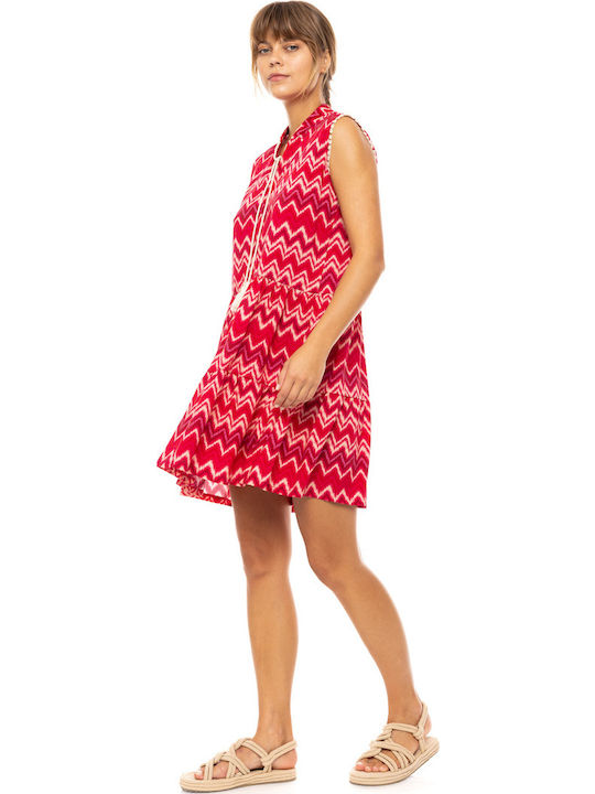 Pink Label Damen Kaftan Strand Mehrfarbig
