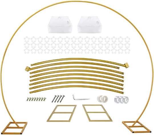 Arc de Baloane 2.4 M x 2.7 M Suport Metal Bază Pătrat 2 Sacose Greutate Accesorii pentru Balene Banda pentru Baloane Accesorii pentru Petreceri Decoratiuni