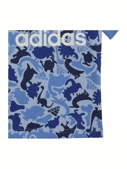 Комплект Лято 2бр Син Dino Camo Allover Print