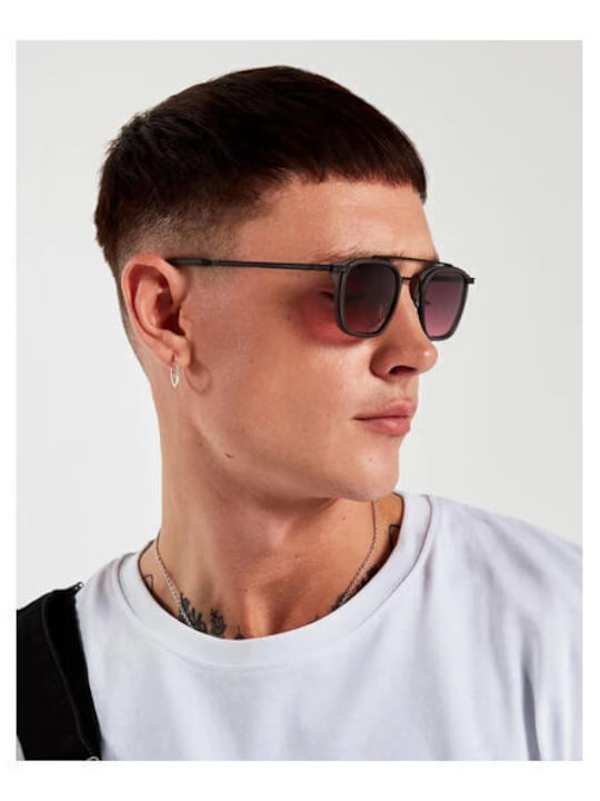Hawkers Rushhour Damen Sonnenbrille mit Gray Gestell und Burgundisch Verlaufsfarbe Linse HKRS2098