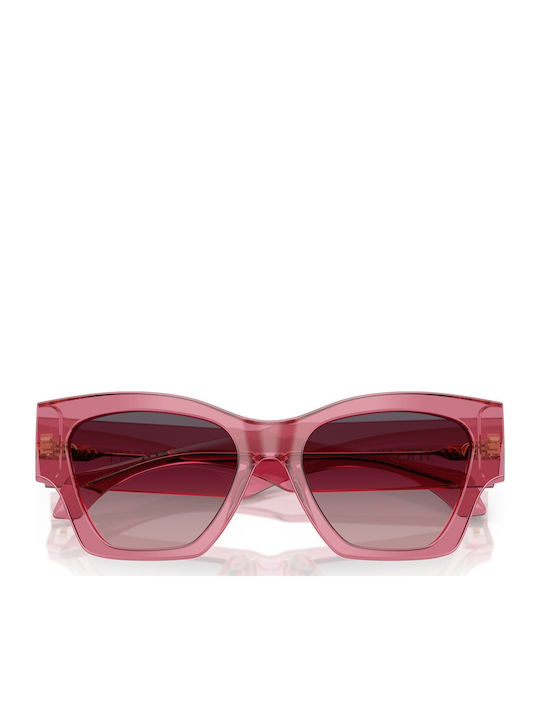 Damen Sonnenbrille mit Rosa Kunststoff Gestell und Rosa Verlaufsfarbe Linse