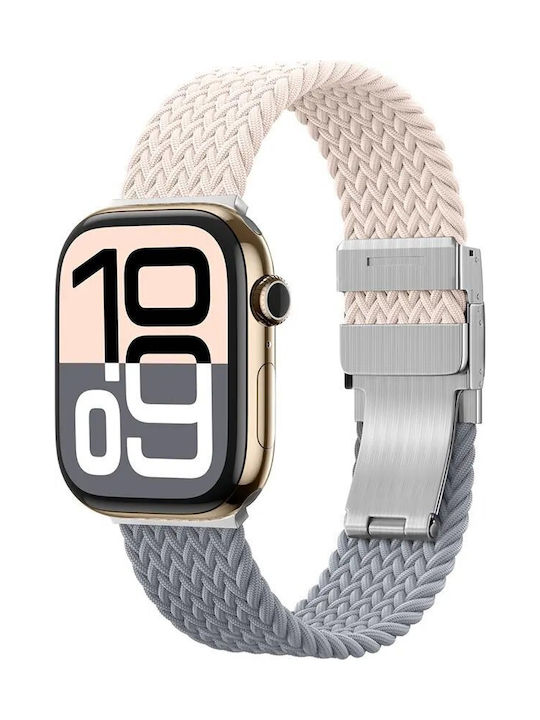 Amazingthing Blend Band for Apple Watch 42mm 2-Pack Pink-Gray/Pink
