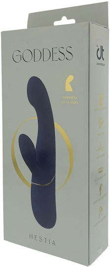 Dream Toys Goddess Collection Doppelter Vibrator mit Fernbedienung 3.4cm Blau