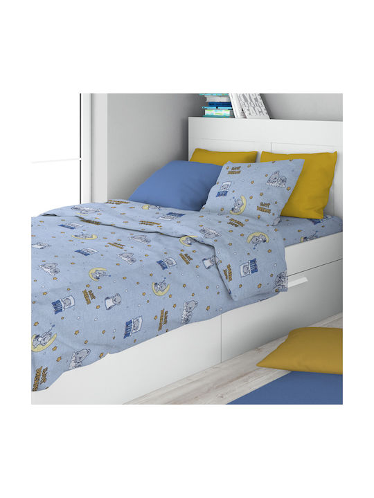 Dimcol Детски Плик за Завивка Единичен Памучен Sky Blue 160x240бр