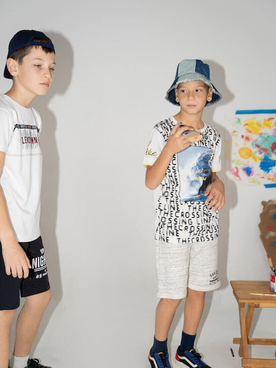 Kinder-Set mit Shorts Sommer 2Stück White