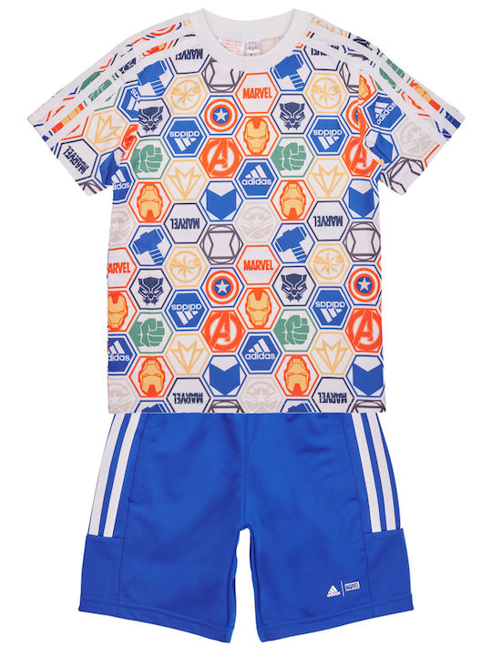Adidas Kids Boys Adidas X Marvel Avengers Tee Set (in7290) - Multicolor