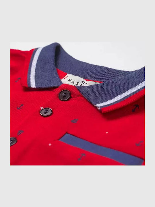 Kids' Set with Shorts Summer 2pcs Red