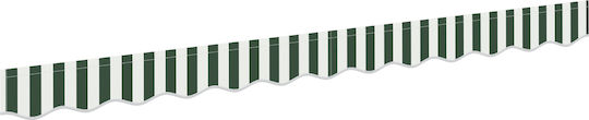 vidaXL Платнище за сенник Зелен 0.2x2.8m
