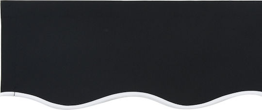 vidaXL Material pentru copertină Negru 2.5x3.5m