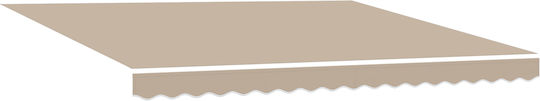 vidaXL Markisenstoff Beige 3.5x4m
